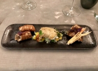 Restaurant Tribeca - Involtoni de veau et langoustines en kadaïf Restaurant Tribeca - Involtoni de veau et langoustines en kadaïf