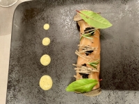 Restaurant Tribeca - Roulade de saumon fumé Restaurant Tribeca - Roulade de saumon fumé