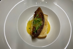 Les chalets du Tribeca - Escalope de foie gras Les chalets du Tribeca - Escalope de foie gras