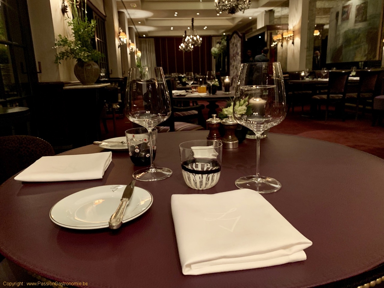Restaurant La Villa Lorraine - Les tables