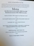 Restaurant Wine In The City - Les menus Restaurant Wine In The City - Les menus
