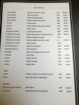 Restaurant Wine In The City - La carte des vins Restaurant Wine In The City - La carte des vins