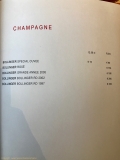 Restaurant WY Bruxelles - Les champagnes