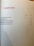 Restaurant WY Bruxelles - Les champagnes