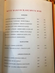 Restaurant WY Bruxelles - La carte des vins Restaurant WY Bruxelles - La carte des vins