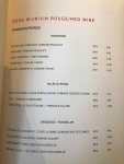 Restaurant WY Bruxelles - La carte des vins