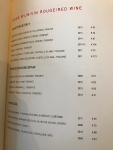 Restaurant WY Bruxelles - La carte des vins Restaurant WY Bruxelles - La carte des vins