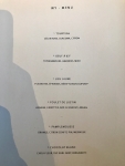 Restaurant WY Bruxelles - Le menu Restaurant WY Bruxelles - Le menu