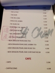 Restaurant asiatique Yi Chan - Carte des thés Restaurant asiatique Yi Chan - Carte des thés
