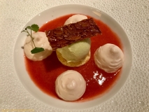 Restaurant Zur Post - Fraises et lemongrass