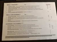Restaurant Zur Post - La carte Restaurant Zur Post - La carte