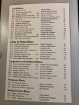 Restaurant Zur Post - La carte des vins : les blancs de France Restaurant Zur Post - La carte des vins : les blancs de France