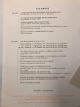 Restaurant Comme Chez Soi - Les menus Restaurant Comme Chez Soi - Les menus