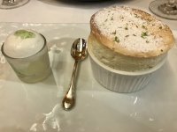 Restaurant Comme Chez Soi - Soufflé au citron vert Restaurant Comme Chez Soi - Soufflé au citron vert
