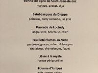 Menu Stirwen Restaurant gastronomique Etterbeek