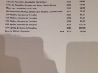 Carte des vins Stirwen Restaurant gastronomique Etterbeek