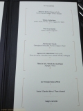 The Restaurant @ The Hotel - Menu