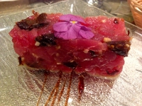 Brasserie Toucan sur Mer : Tartare de thon au gingembre et pruneaux