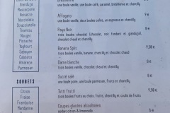 Trattoria Sotto Il Ponte - Les choix des glaces Trattoria Sotto Il Ponte - Les choix des glaces