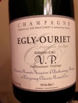 Restaurant Ugo La Louvière Champagne Egly-Ouriet Grand Cru VP