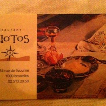 Notos, restaurant grec à Bruxelles